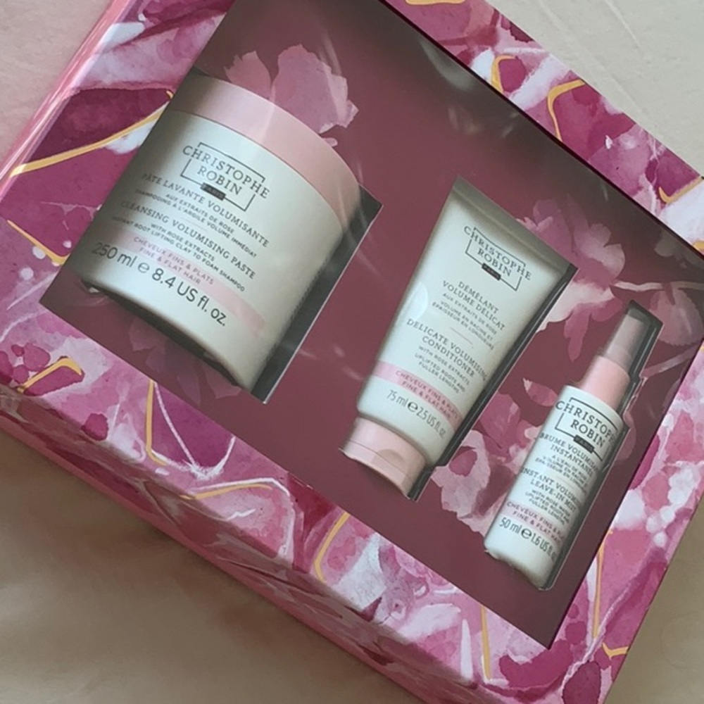 Christophe Robin Volumizing Regimen Gift Set includes CLEANSING VOLUMISING PASTE